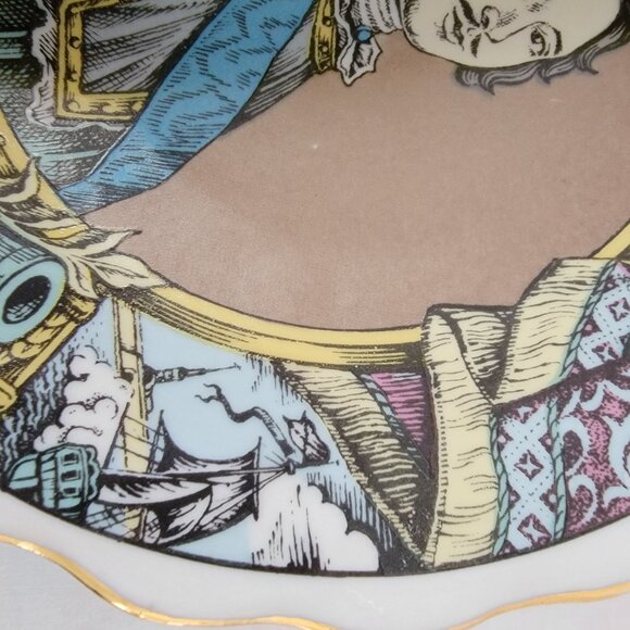 Vintage Russian Porcelain Peter the Great Collector Wall Plate - Picture 4 of 5